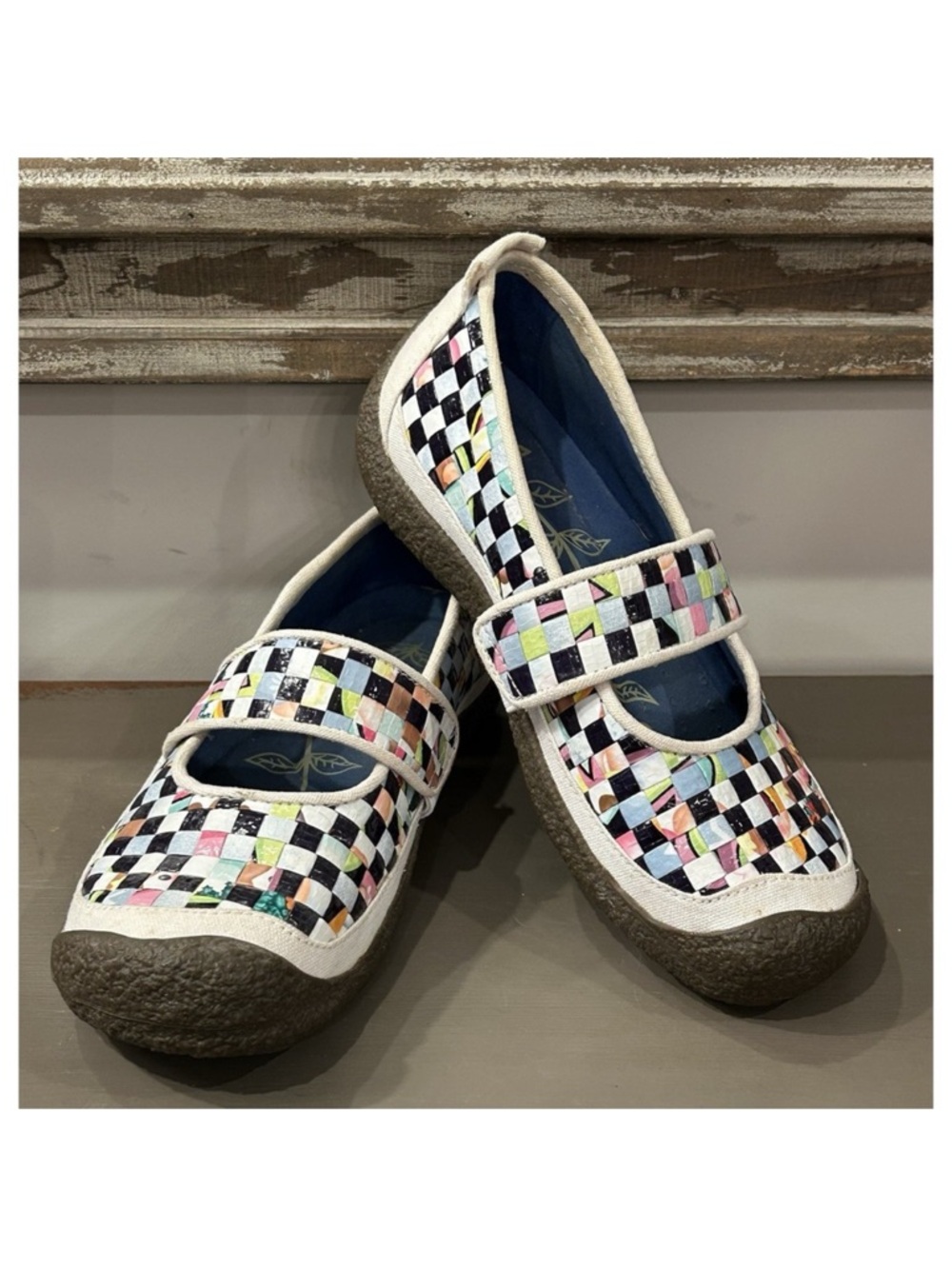 Keen Harvest Rice Bag Woven Mary Jane Shoes Slip On Women's Size 6